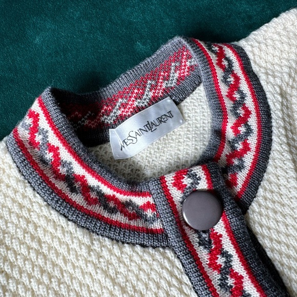 Authentic Yves Saint Laurent Sweater Coat - Picture 3 of 16